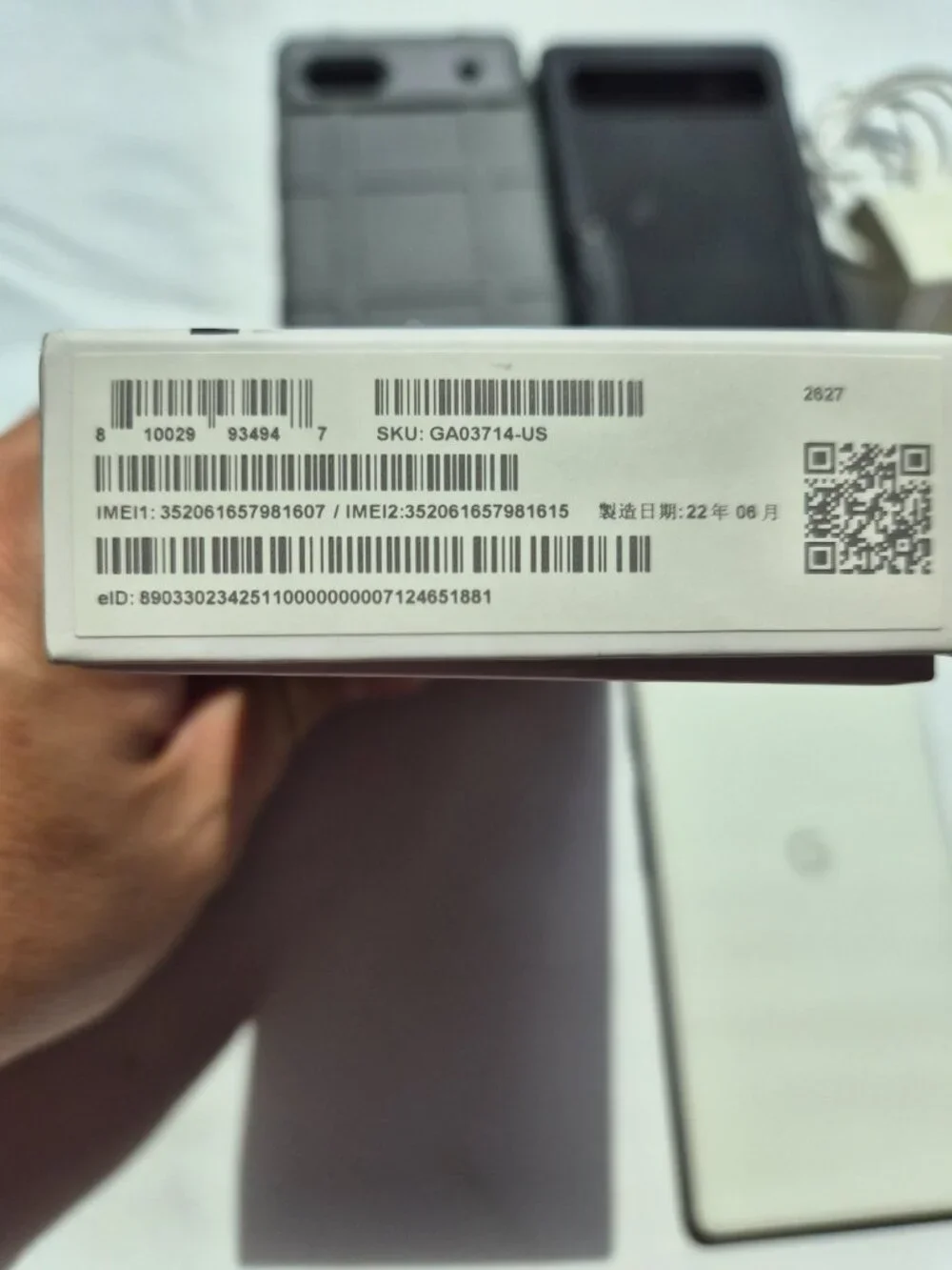 Lightly Used Google Pixel 6a 128GB Chalk (White) Factory Unlocked - Picture 7 of 13